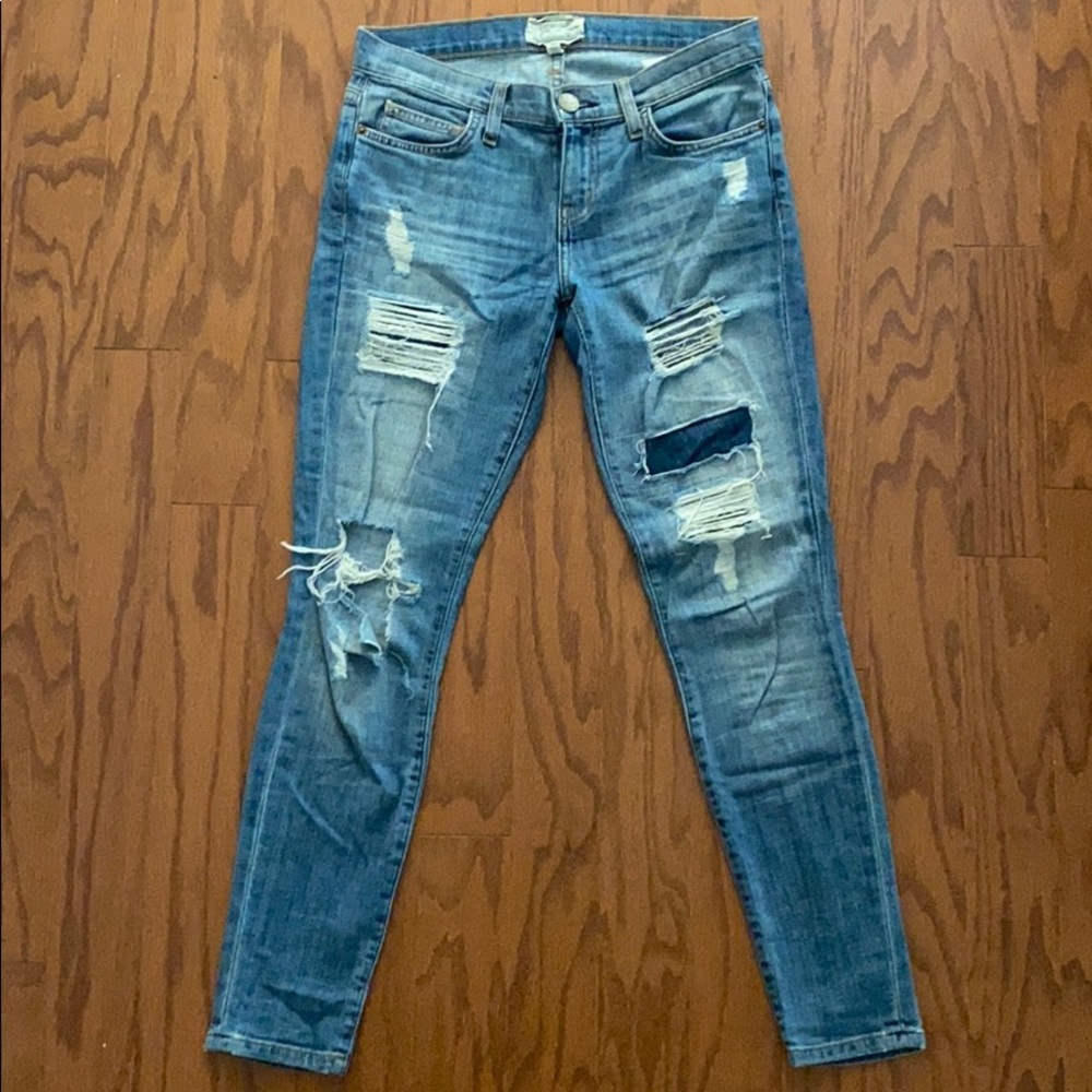 Current/Elliot ripped skinny jean, size 25